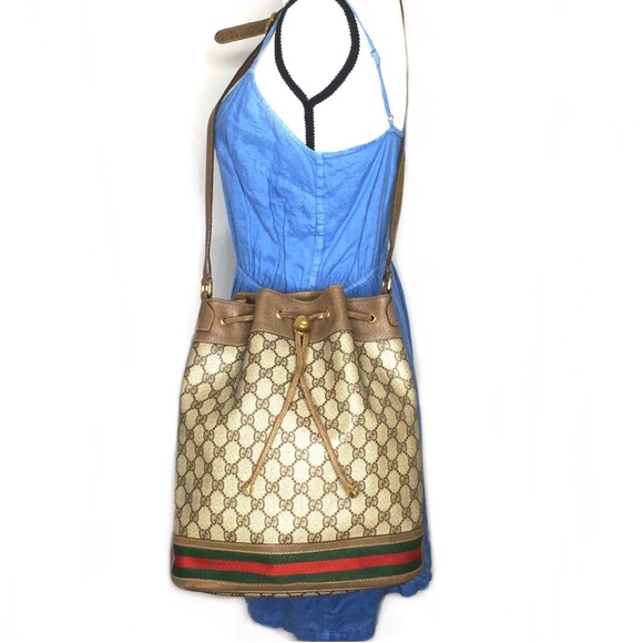 Gucci authentic brown bucket bag - Picture 3 of 16